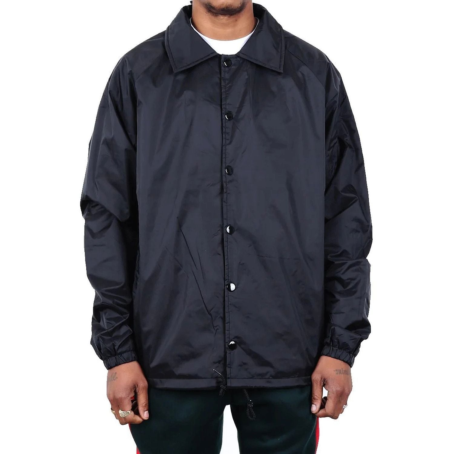 Shaka Wear Mens Windbreaker Coach Jacket Nylon Water Resistance
