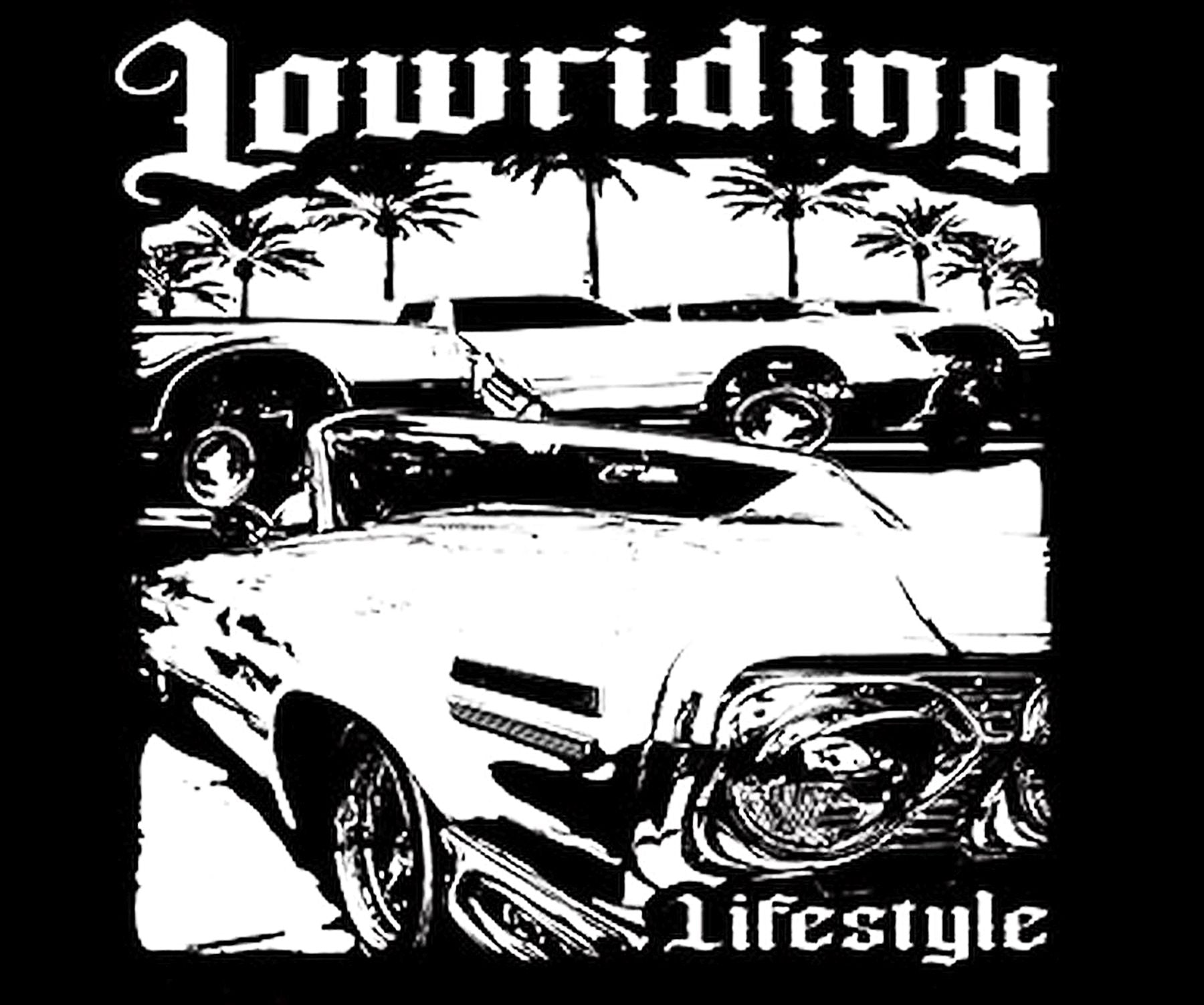Low Rider Lifestyle Impala Monte Carlo Mens Heavyweight Pullover Hoodie